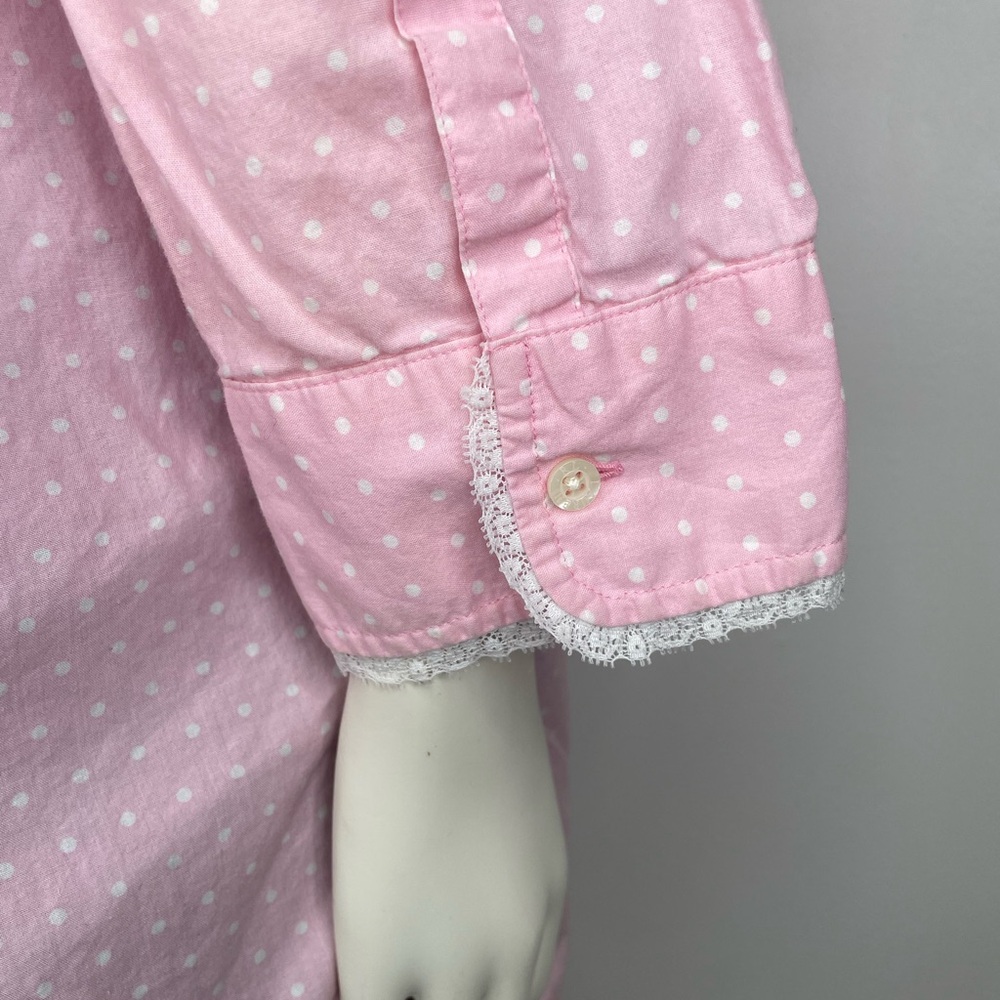 Ralph Lauren Pink Dot Button-Down Shirt - Picture 7 of 10